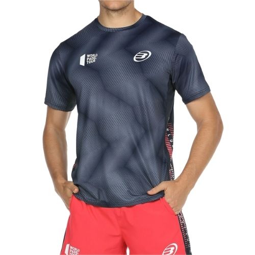 Bullpadel Rogor T shirt azul Marino PadelT shirt padel udstyr